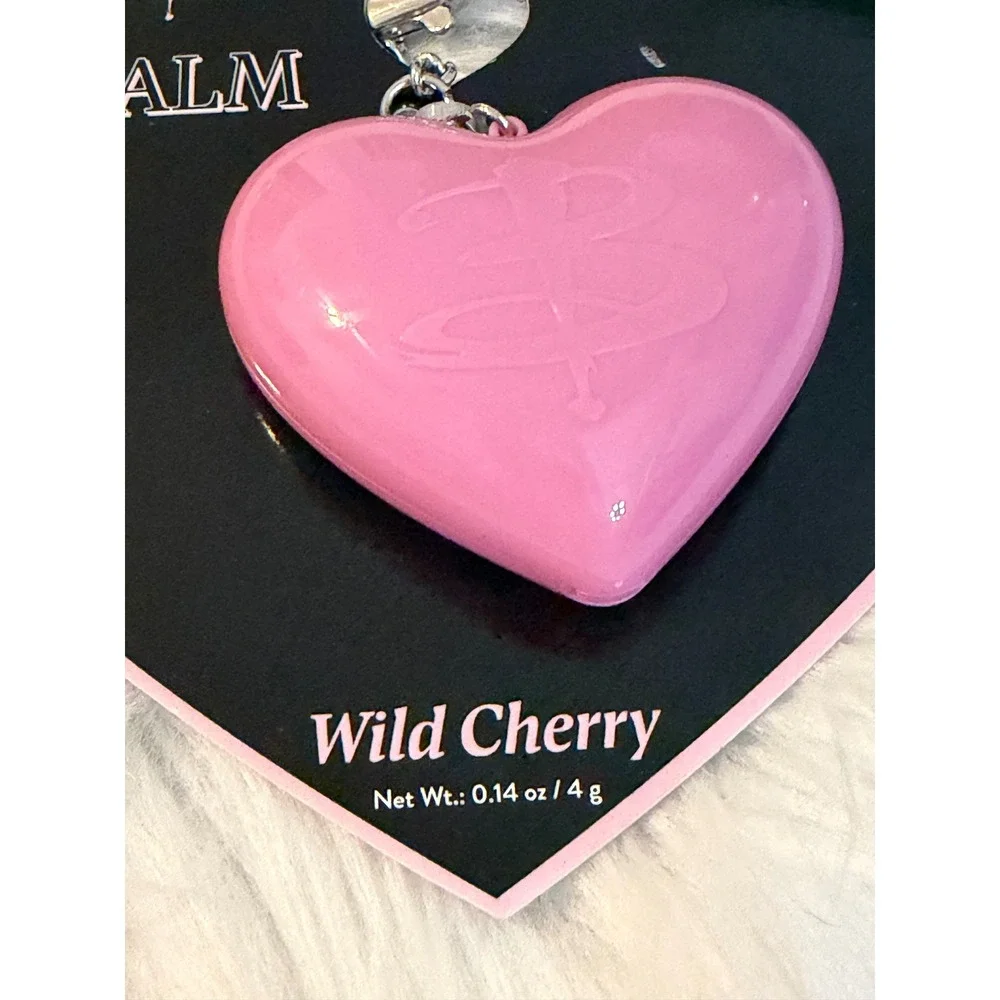 Buffy the Vampire Slayer Lip Balm Keychain Wild Cherry Heart Pink New